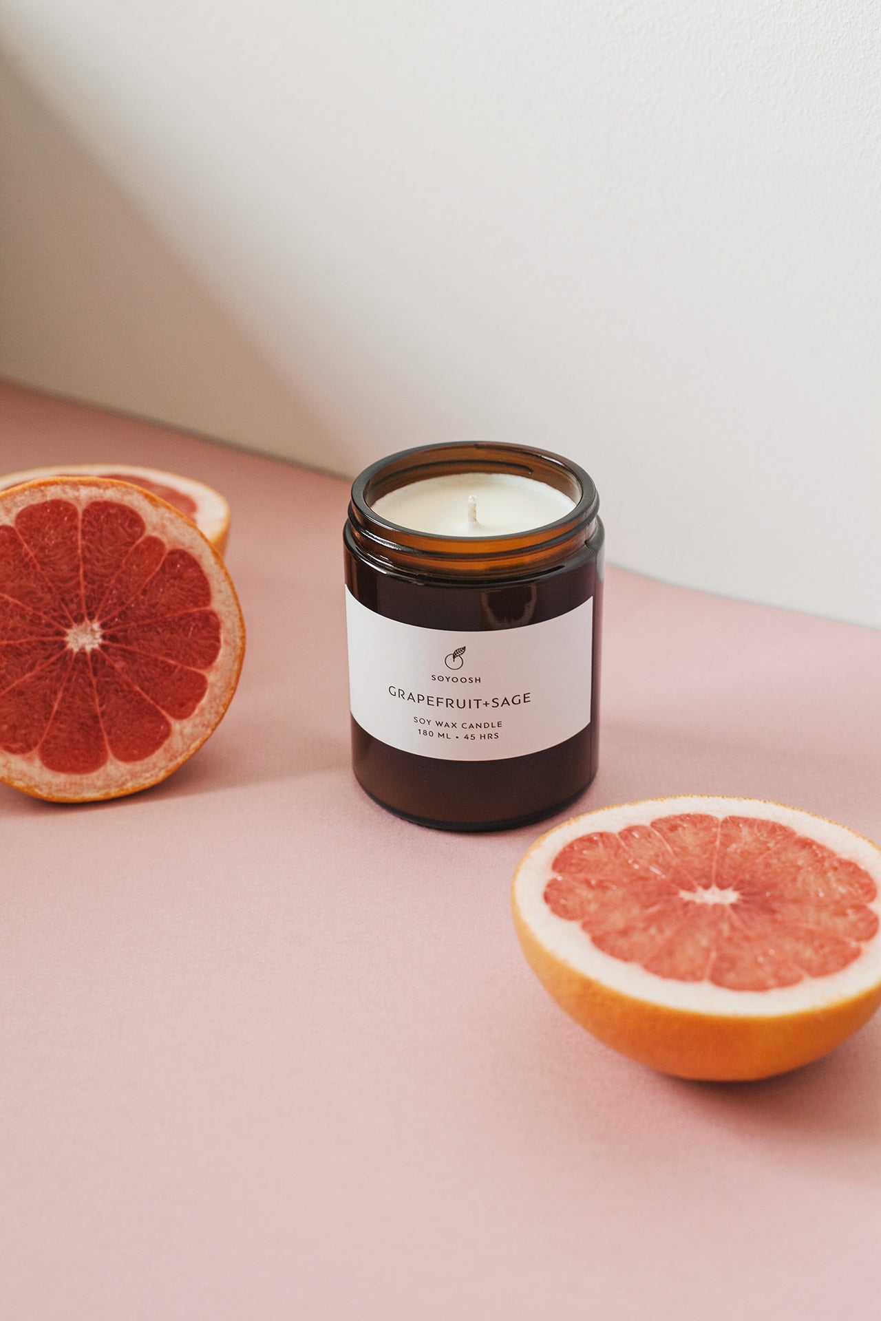 Świeca sojowa GRAPEFRUIT+Sage